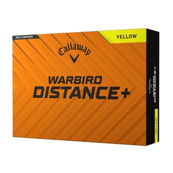 Callaway Warbird Distance Yellow Dozen Golf Balls