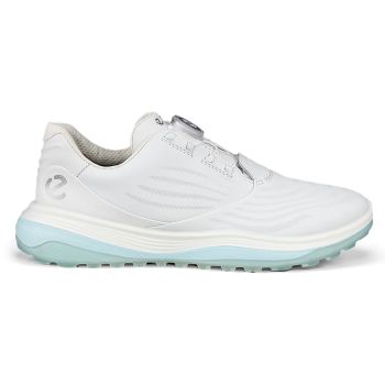 Ecco Womens LT1 BOA Golf Shoes White