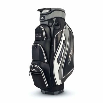 PowaKaddy Premium Tech Cart Bag Black White