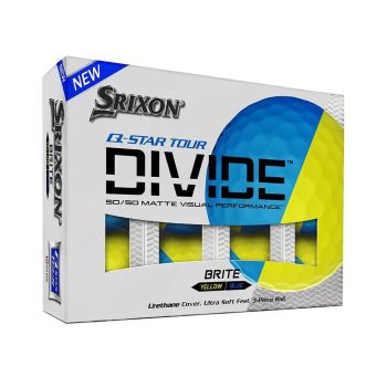 Srixon Q Star Tour Divide Blue/Yellow Golf Balls