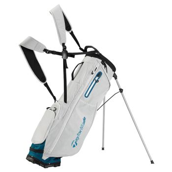 Taylormade FlexTech Superlite Stand Bag Silver Navy 2024