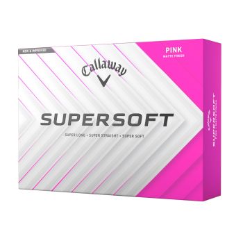 Callaway Supersoft Pink Dozen Golf Balls