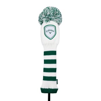 Callaway White/Green Pom Pom Headcover Driver