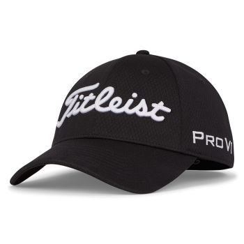 Titleist Tour Elite Black White Cap S/M