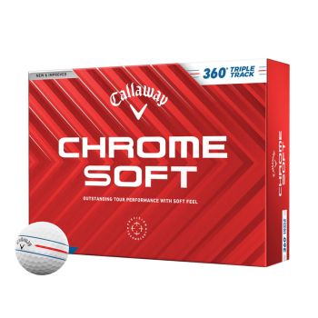 Callaway Chrome Soft 360 Triple Track Dozen Pack 2024