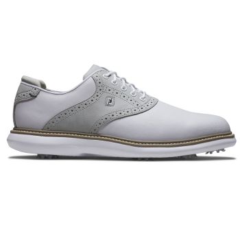 Footjoy Traditions Golf Shoes White Grey 57957