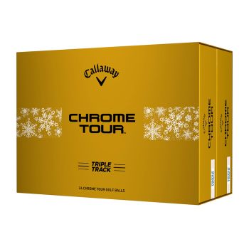 Callaway Chrome Tour Triple Track Holiday 2 Dozen Golf Balls