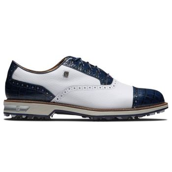 FootJoy Premiere Series Tarlow Golf Shoes - White/Navy - 53904