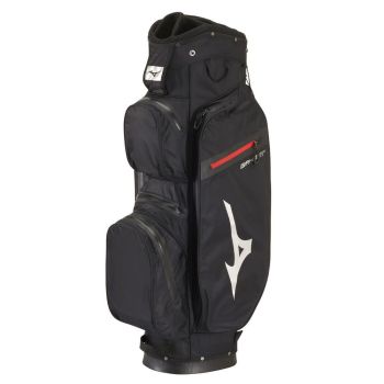 Mizuno BR-D Waterproof Cart Bag Black/Silver