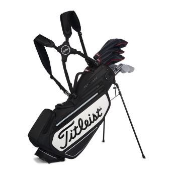 Titleist Premium Stand Bag Black White