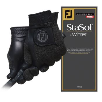 FootJoy Mens StaSof Winter Pair of Gloves For the Right Handed Golfer