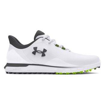 Under Armour Drive Fade Spikeless White Golf Shoes 3026922