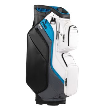 Ping DLX 244 Cart Bag White Dark Grey Blue