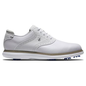 FootJoy Traditions Golf Shoes - Medium White - 57903