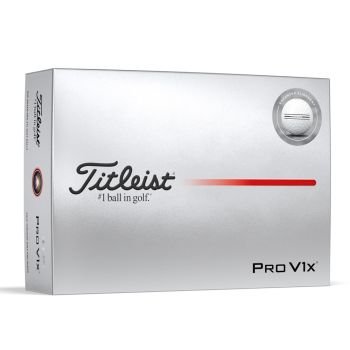 Titleist 2025 PRO V1x White Enhanced Align Dozen Golf Balls