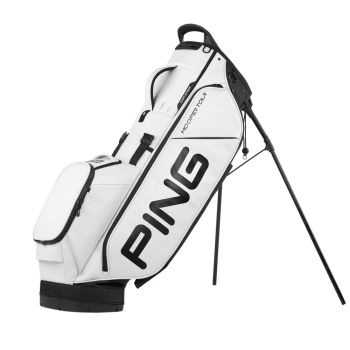 Ping Hoofer Tour Stand Bag White Black 2025