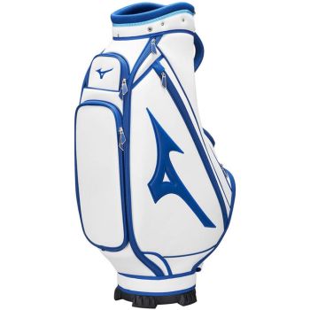 Mizuno Tour Staff Mid Cart Bag White/Blue