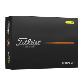 Titleist 2025 PRO V1 Yellow Dozen Golf Balls