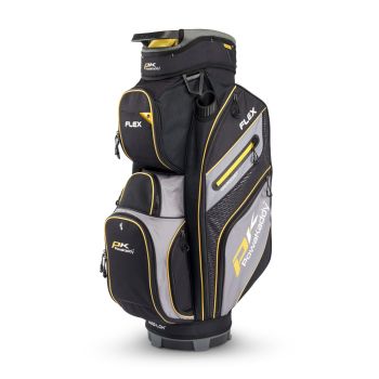 Powakaddy Flex Cart Bag Grey Yellow 2025