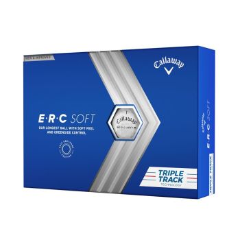 Callaway ERC Soft 2023 White Triple Track Dozen Golf Balls