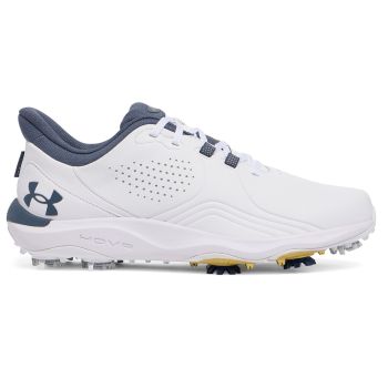 Under Armour Drive Pro Wide Golf Shoes White Downpour