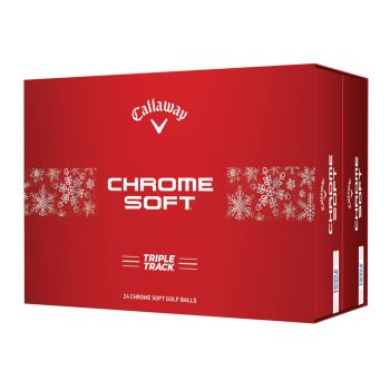 Callaway Chrome Soft Triple Track Holiday 2 Dozen Golf Balls