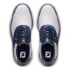 Footjoy Traditions Golf Shoes White Navy Multi 57945