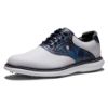 Footjoy Traditions Golf Shoes White Navy Multi 57945