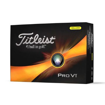 Picture of Titleist Pro V1 Yellow Golf Balls 2 Dozen with free Ball Marking Kit