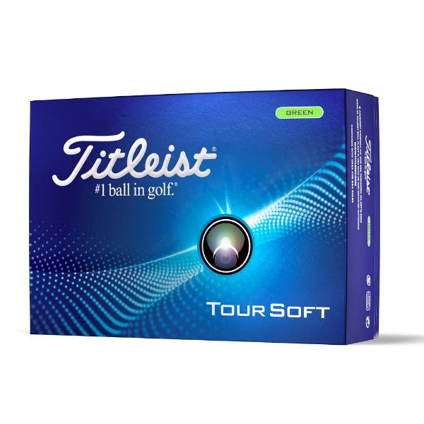 Picture of Titleist Tour Soft Green Golf Balls 2 Dozen with free Ball Marking Kit