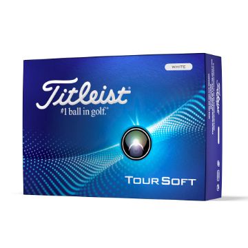 Picture of Titleist Tour Soft White Golf Balls 2 Dozen with free Ball Marking Kit