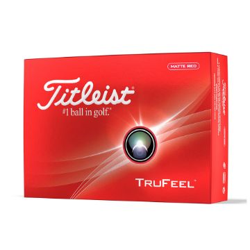 Picture of Titleist TruFeel Red Golf Balls 2 Dozen with free Ball Marking Kit