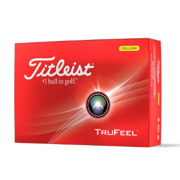 Picture of Titleist TruFeel Yellow Golf Balls 2 Dozen with free Ball Marking Kit