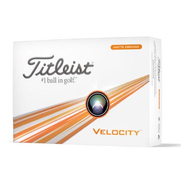 Picture of Titleist Velocity Orange Golf Balls 2 Dozen with free Ball Marking Kit