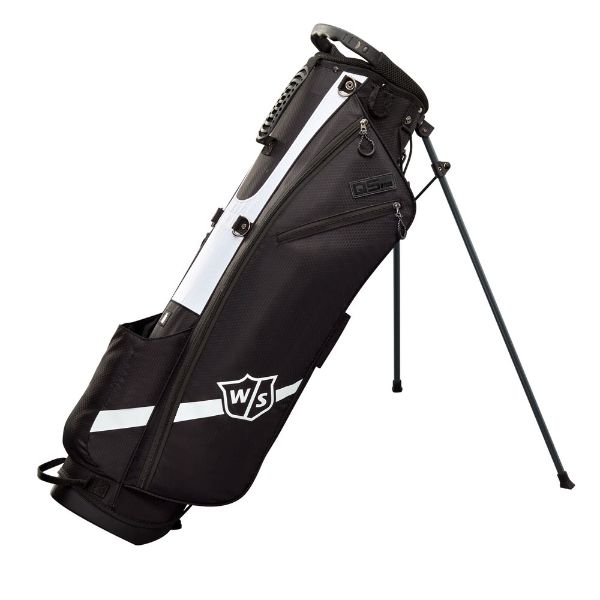 Wilson QS Stand Bag Black White