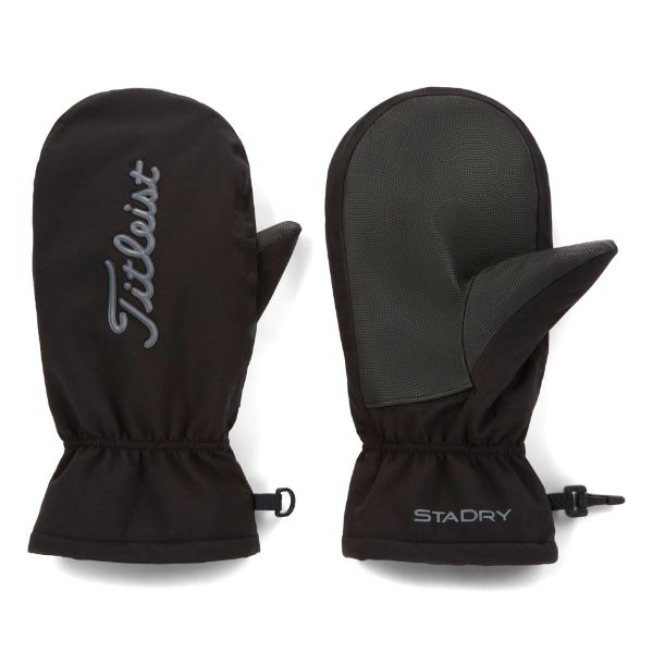 Titleist StaDry Cart Mitts Black Charcoal 